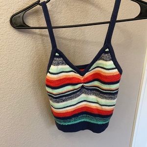Knit crop top